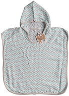 XKKO BMB Bamboo Muslin Poncho Chevron Mint Size 1 (1-2 years) - Towel Poncho