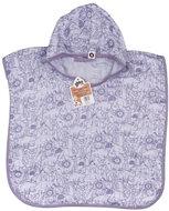 XKKO BMB Bamboo Muslin Poncho Safari Lavender Aura Size 2 (2-3 years) - Towel Poncho
