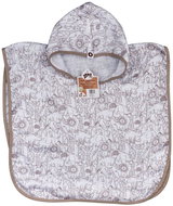 XKKO BMB Bamboo Muslin Poncho Safari W/Atmosphere Size 2 (2-3 years) - Towel Poncho