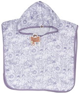 XKKO BMB Bamboo Muslin Poncho Safari W/Lavender Aura Size 1 (1-2 years) - Towel Poncho
