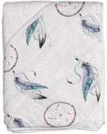 XKKO BMB Bamboo terry hooded towel 90 × 90 Dream Catcher - Children's Bath Towel
