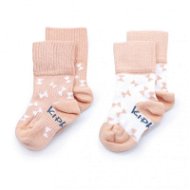 KipKep Detské Stay-on-Socks 0–6 m 2 páry Party Pink - Ponožky