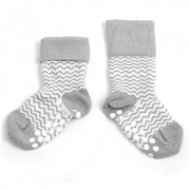 KipKep Dětské Stay-on-Socks Antislip 12-18 m 1 pár Ziggy Grey - Socks