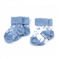 KipKep Detské Stay-on-Socks 6 – 12m 2 páry Party Blue - Ponožky