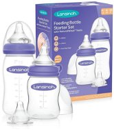 Lansinoh set 160 ml + 240 ml with NaturalWave TM teat (S+M+L) - Baby Bottle Set