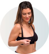 CARRIWELL Original černá - Nursing Bra