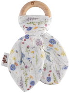 XKKO BMB Tickets Digi - Blue Wildflowers - Baby Teether