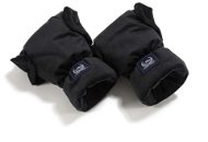 LaMillou Rukavice na kočárek Velvet Black 14 × 22 cm - Pushchair Gloves