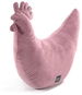 LaMillou Polštářek ve tvaru slepice Velvet French Lavender 50 × 40 cm - Polštář