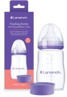 Lansinoh Glass baby bottle with NaturalWave TM teat M 240 ml - Baby Bottle