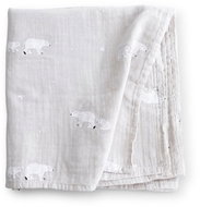bonjourbébé Muslin diaper 120 × 120 cm, Folaris Grey - Cloth Nappies