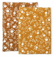 A Little Lovely Company Muslin diapers, 2 pcs, blossom caramel - Cloth Nappies