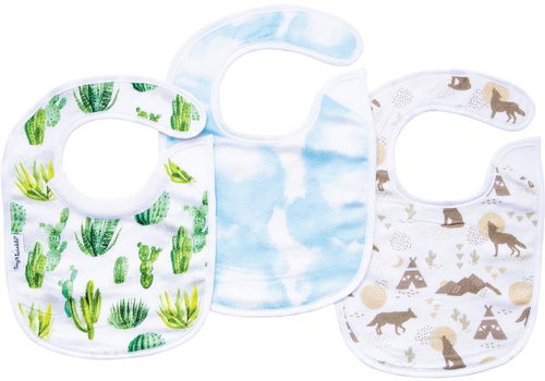 Tiny Twinkle Kaffle set 3 pcs Cacti - Bib - Main image