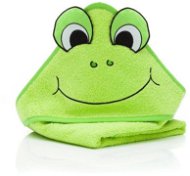 Osuška s kapucí Frog 75 × 75 cm - Children's Bath Towel