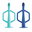 Mint/Indigo silicone toothbrush set 2 pcs