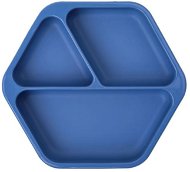 Tiny Twinkle Silikonový talířek - Blue - Children's Plate
