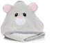 Osuška s kapucí Mouse 75 × 75 cm - Children's Bath Towel