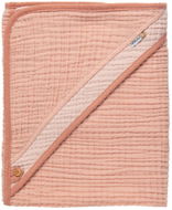 Bébé-jou Mušelínový ručník s kapucí Pure Cotton Pink - Children's Bath Towel