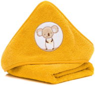 Fillikid Osuška s kapucí Koala honey 75 × 75 cm - Children's Bath Towel