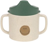 Lässig Sippy Cup PP/Cellulose Happy Rascals Smile green - Baby cup