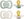 B. Box Natural Rubber Soothers 6m+ 2pcs Sage/Vanilla