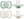 B. Box Silicone Dummies 0-6m 2pcs sage/vanilla