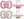 B. Box Silicone Soothers 6m+ 2 pcs berry/blush