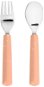 Lässig Cutlery with Silicone Handle apricot 2 ks - Children's Cutlery