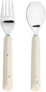 Lässig Cutlery with Silicone Handle nature 2 ks - Children's Cutlery