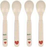 Lässig Spoon Set PP/Cellulose Happy Rascals Heart lavender - Baby Spoon