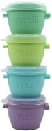 Melii Silikonové kelímky na potraviny Snap&Go 118 ml - 4 ks - Food Container Set