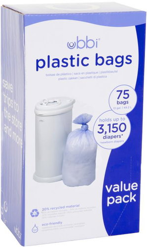 Ubbi Plastic bags 3-pack - Nappy Bags - Main image