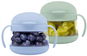 Svačinový box Ubbi Nádoba na svačinu Sage & Blue 2 ks - Svačinový box