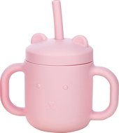 FreeON Silicone cup with ears pink 175ml - Drinking Cup