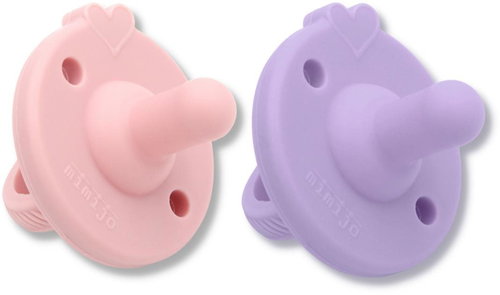 Mimijo Sada silikonových dudlíků růžový/fialový - Baby Pacifier - Main image
