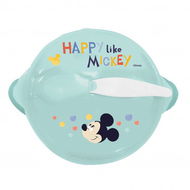 THERMOBABY Miska s přísavkou a víčkem Mickey - Dětská miska