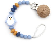 Mimijo Klip na dudlík tučňák modrý - Dummy Clip