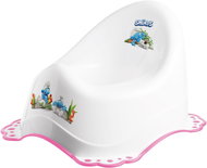 MALTEX The Smurfs with anti-slip white/pink - Potty
