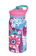 Quokka Thermal Bottle with Pop Kids 445 ml Blooming Garden - Children's Thermos