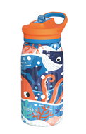Quokka Thermal Bottle with Pop Kids 445 ml Ocean - Children's Thermos