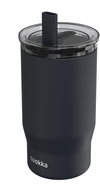 Quokka Mist with straw 720 ml Black - Thermal Mug