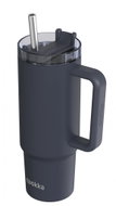 Quokka Stream with straw 950 ml Black - Thermal Mug