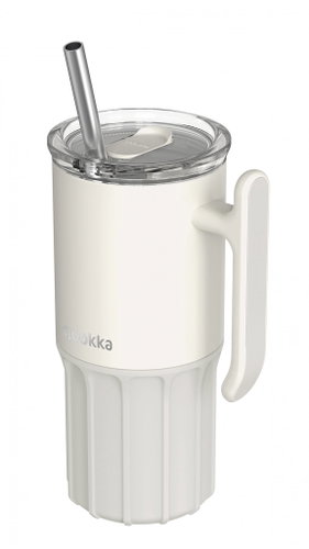 Quokka Umi with straw 720 ml Ivory Main image Quokka Umi with straw 720 ml Ivory - Thermal Mug - Main image