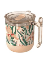 Quokka Wave 260 ml Floral Peach - Thermal Mug