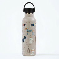 Runbott Thermal Bottle 600 ml Dogs Taupe - Children's Thermos