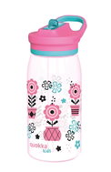 Quokka Glow Kids with Spout 580ml Melodic Flowers - Children's Water Bottle