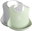 Bibs 2 pcs powder grey/powder green