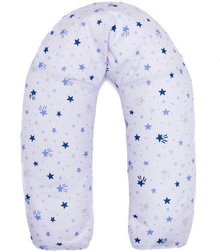 Fillikid Stars white/blue - Nursing Pillow - Main image