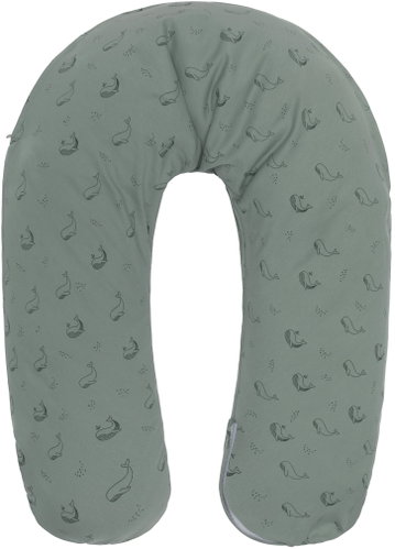 Fillikid Whale Green - Nursing Pillow - Main image