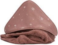 Fillikid Hooded Towel Dandelion Pink 75 × 75cm - Children's Bath Towel